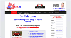 Desktop Screenshot of fastaction.ca